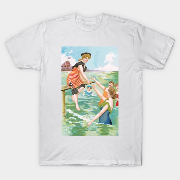 Edwardian bathers T-Shirt by NEILBAYLIS